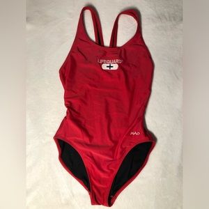 MAO Lifeguard Swim one piece open back